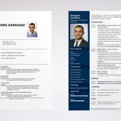 CV Grzegorza Gardiasza: doświadczony koordynator sprzedaży, z kluczowymi umiejętnościami w budowaniu relacji z klientami i zarządzaniu zespołem.