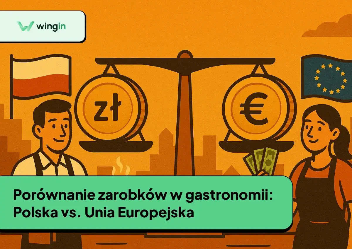 Kucharz z Polski i kucharz z UE na wadze. Porównanie zarobków w gastronomii: Polska vs. Unia Europejska.