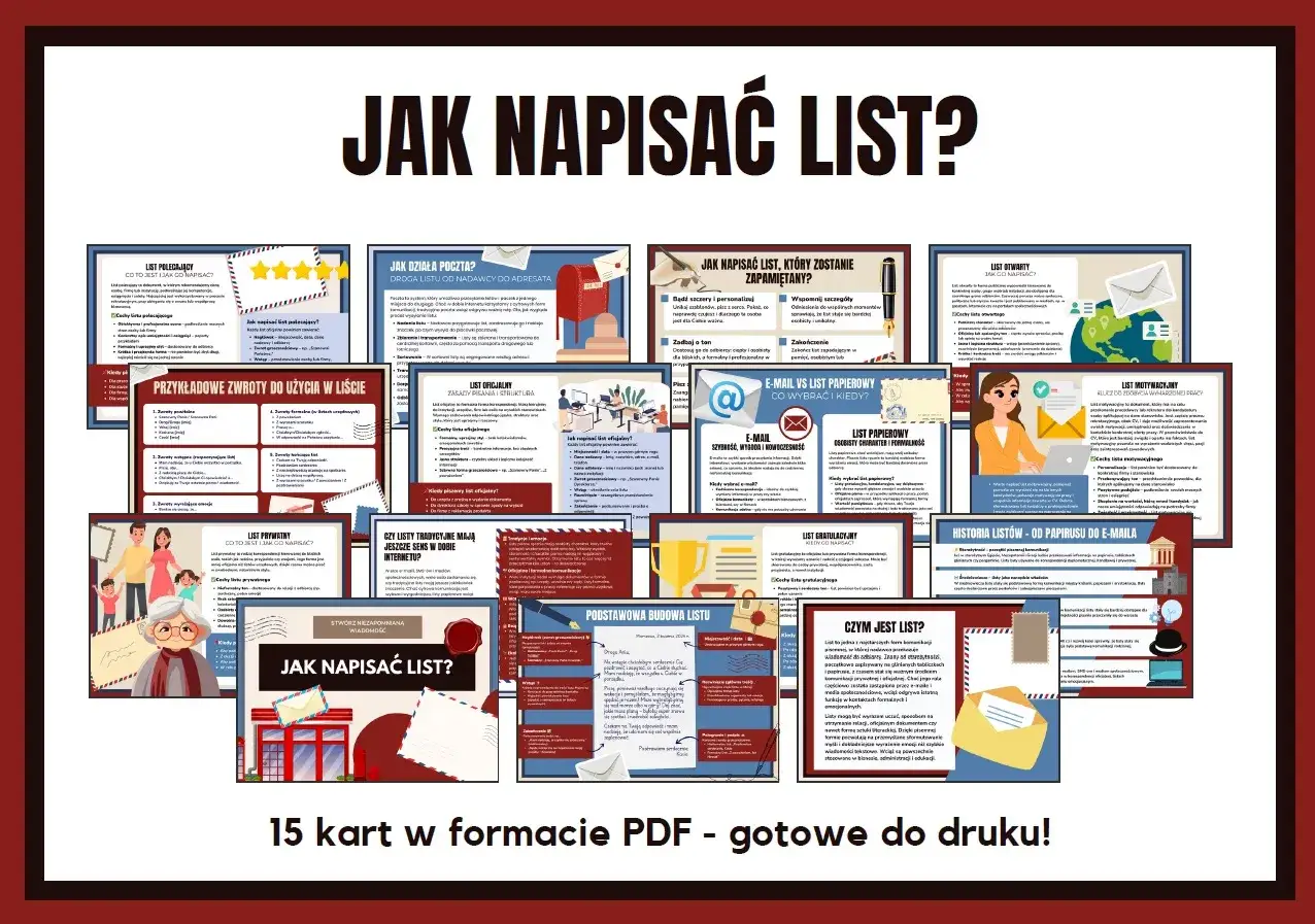 Zestaw 15 kart PDF